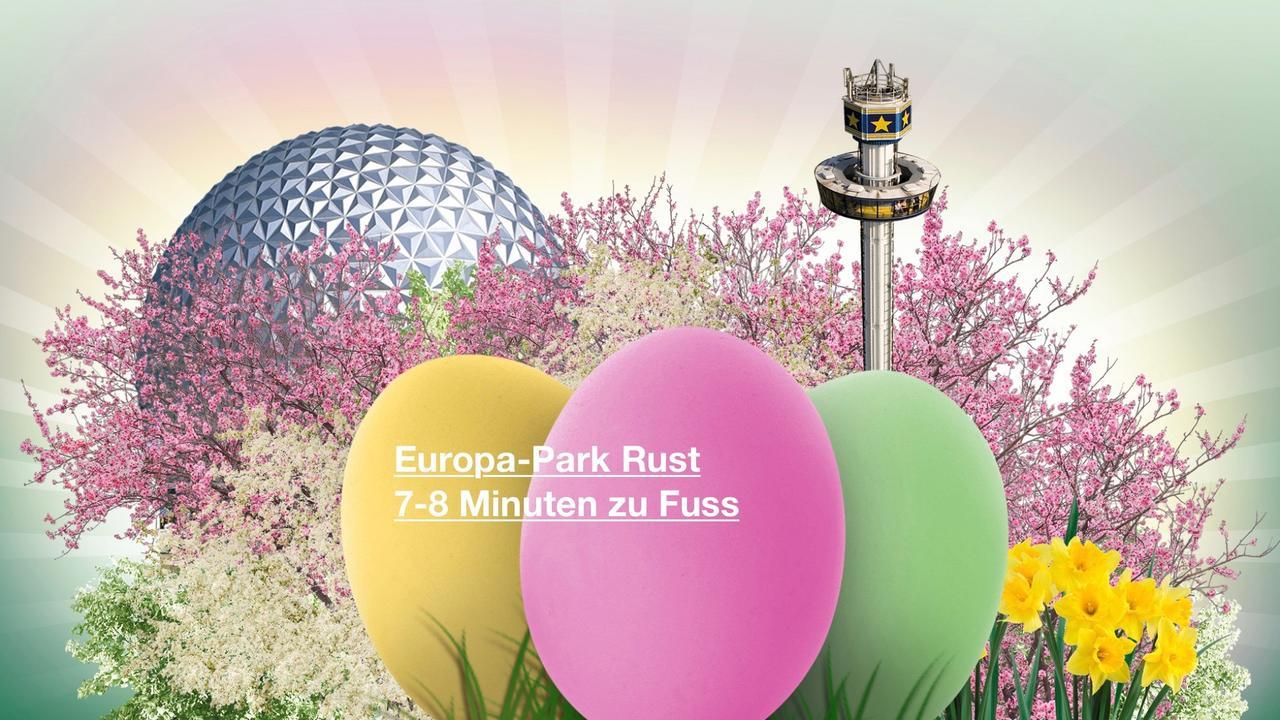 Gaestehaus Tante Tienchen 7 Minuten Zu Fuss Zum Europa Park , Plus Kostenloses Parkplatzticket Rulantica ,Alle Unsere Suiten Haben Einen Balkon Rust Εξωτερικό φωτογραφία